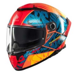 CASCO MT HELMETS THUNDER 4 SV RAINFOREST C2 MATE NEGRO / BLANCO