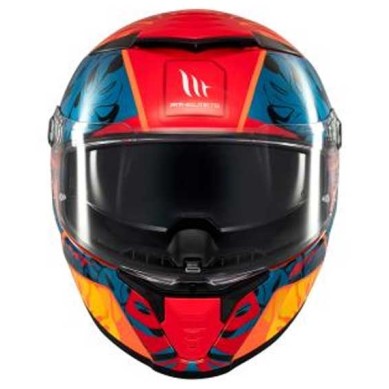 CASCO MT HELMETS THUNDER 4 SV RAINFOREST C2 MATE NEGRO / BLANCO