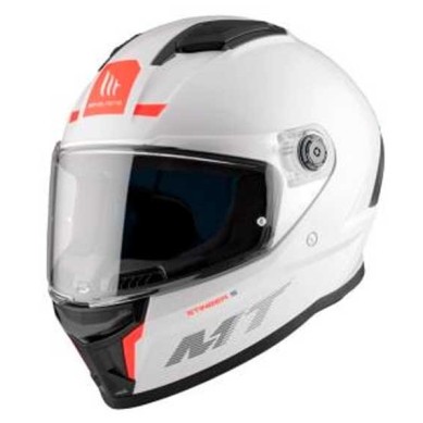 CASCO MT HELMETS STINGER 2 SOLID A0 BLANCO PERLA BRILLO