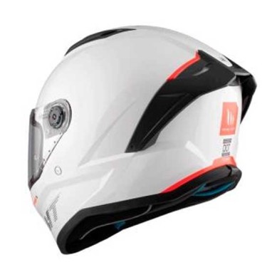 CASCO MT HELMETS STINGER 2 SOLID A0 BLANCO PERLA BRILLO