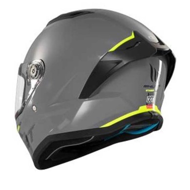 CASCO MT HELMETS STINGER 2 SOLID A12 GRIS BRILLO