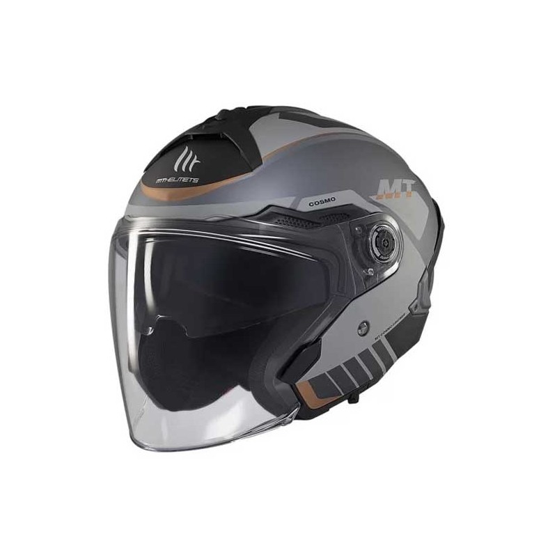 CASCO MT HELMETS JET COSMO SV CRUISER C2 MATE GRIS
