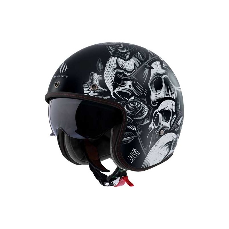 CASCO MT HELMETS JET LE MANS 2 SV S BREAKOUT B2 MATE NEGRO / GRIS