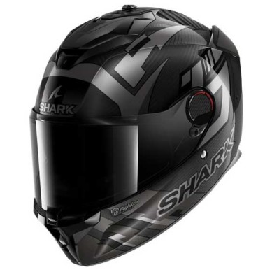 CASCO INTEGRAL SHARK SPARTAN GT PRO ZARCO ANTARCITA / PLATA