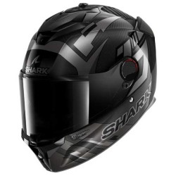 CASCO INTEGRAL SHARK SPARTAN GT PRO ZARCO ANTARCITA / PLATA