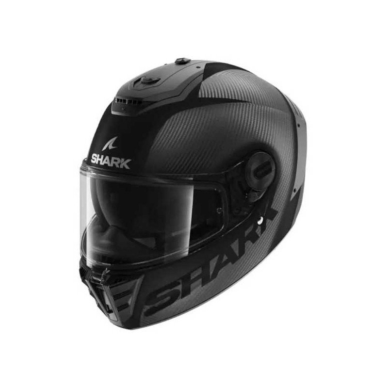 CASCO SHARK SPARTAN RS CARBON SKIN MATE VISOR NEGRO MATE