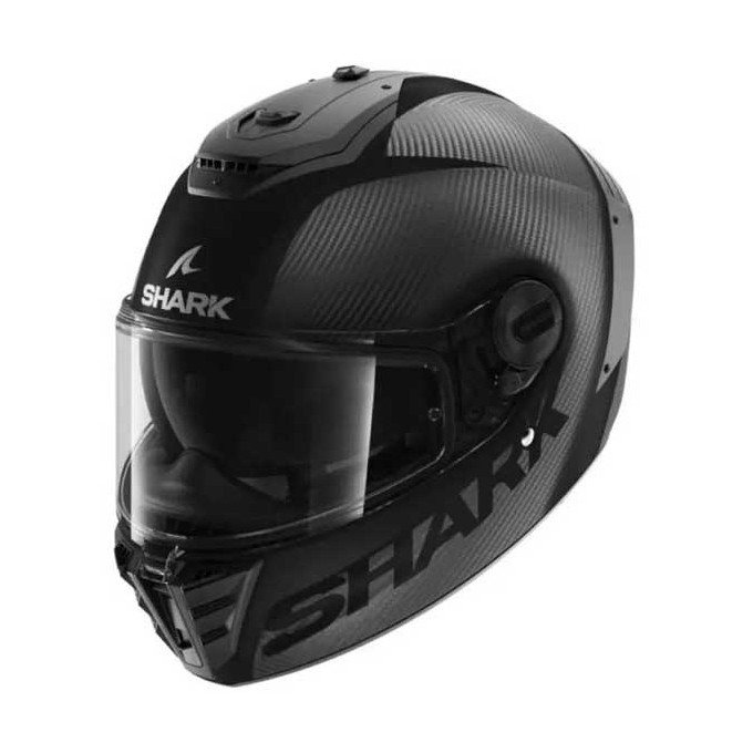 CASCO SHARK SPARTAN RS CARBON SKIN MATE VISOR NEGRO MATE