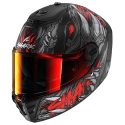 CASCO SHARK SPARTAN RS SHAYTAN MATE NEGRO / ROJO / ANTARCITA 