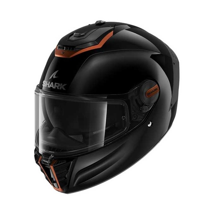 CASCO SHARK SPARTAN RS BLANK SP NEGRO / ORO