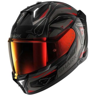 CASCO SHARK SKWAL¡3 LINIK NEGRO / ANTARCITA / ROJO