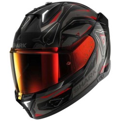 CASCO SHARK SKWAL¡3 LINIK NEGRO / ANTARCITA / ROJO