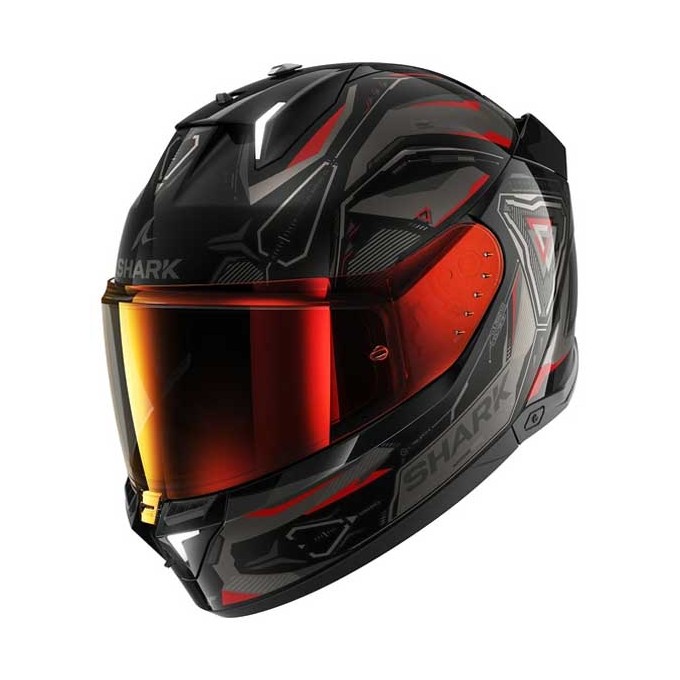 CASCO SHARK SKWAL¡3 LINIK NEGRO / ANTARCITA / ROJO