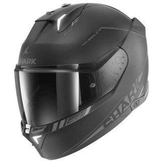 CASCO SHARK SKWAL¡3 BLANK SP MAT NEGRO / ANTARCITA / NEGRO
