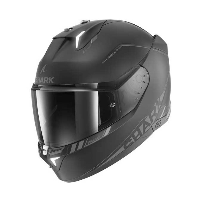 CASCO SHARK SKWAL¡3 BLANK SP MAT NEGRO / ANTARCITA / NEGRO