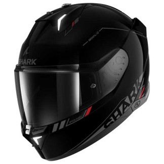 CASCO SHARK SKWAL¡3 BLANK SP NEGRO / ANTARCITA / ROJO