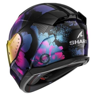 CASCO SHARK D-SKWAL-3 MAYFER NEGRO / VIOLETA BRILLO