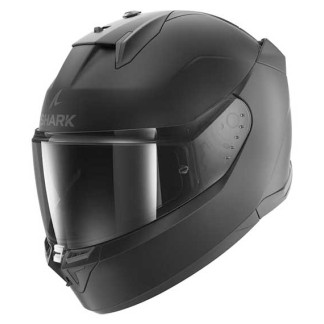 CASCO SHARK D-SKWAL-3 BLANK MAT NEGRO MATE