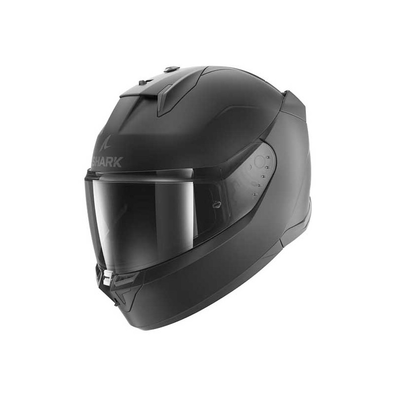 CASCO SHARK D-SKWAL-3 BLANK MAT NEGRO MATE
