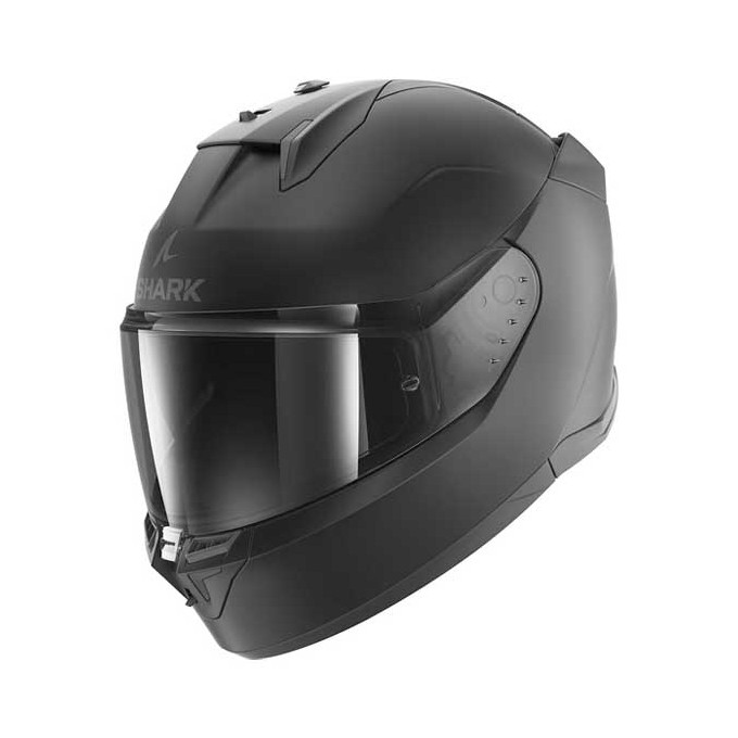 CASCO SHARK D-SKWAL-3 BLANK MAT NEGRO MATE
