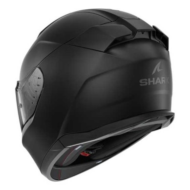 CASCO SHARK D-SKWAL-3 BLANK MAT NEGRO MATE
