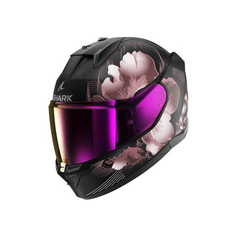 CASCO SHARK D-SKWAL-3 MAYFER MATE NEGRO / VIOLETA / ANTARCITA