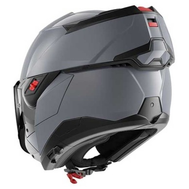 CASCO MODULAR SHARK OXO DARK SHADOW GRIS METAL