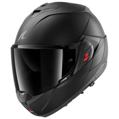 CASCO MODULAR SHARK OXO DARK SHADOW MAT NEGRO / MATE
