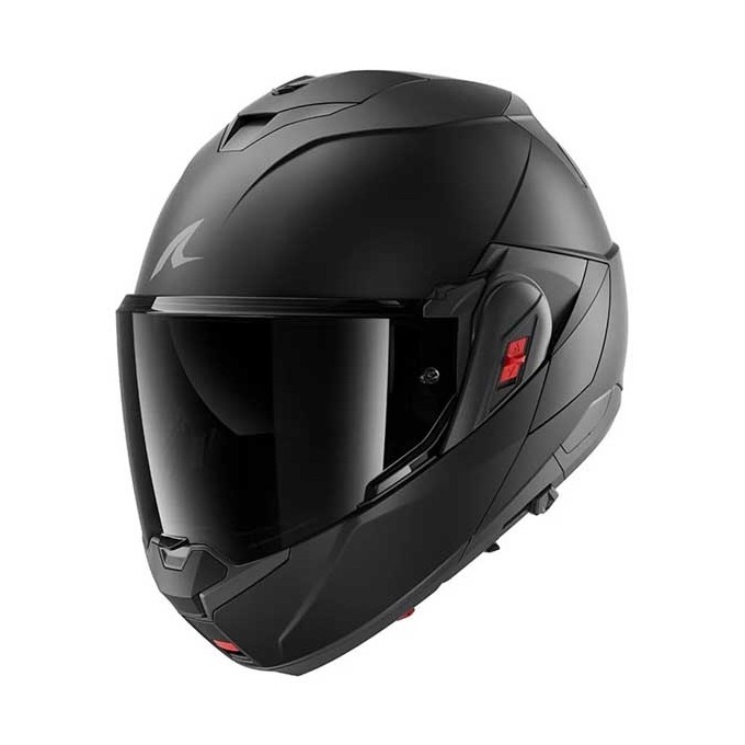 CASCO MODULAR SHARK OXO DARK SHADOW MAT NEGRO / MATE