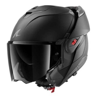 CASCO MODULAR SHARK OXO DARK SHADOW MAT NEGRO / MATE