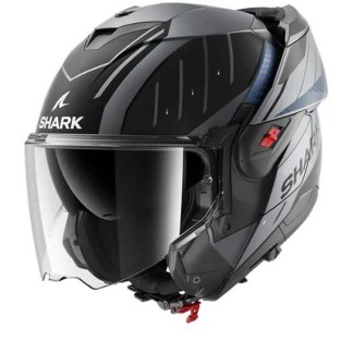 CASCO MODULAR SHARK OXO RYDGER NEGRO / BLANCO / AMARILLO