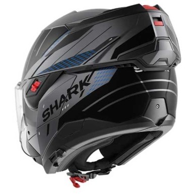 CASCO MODULAR SHARK OXO RYDGER NEGRO / BLANCO / AMARILLO