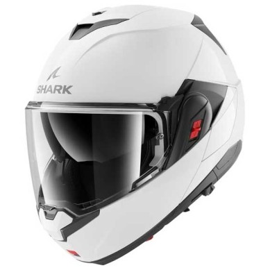 CASCO MODULAR SHARK OXO BLANK BLANCO PERLA