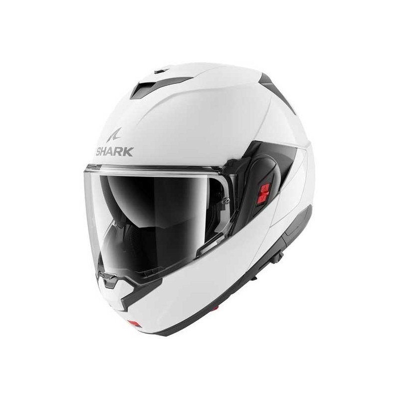 CASCO MODULAR SHARK OXO BLANK BLANCO PERLA