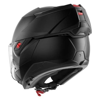 CASCO MODULAR SHARK OXO BLANK MAT NEGRO MATE