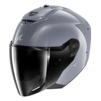 CASCO SHARK JET RS JET CARBON DARK SHADOW GRIS BRILLO