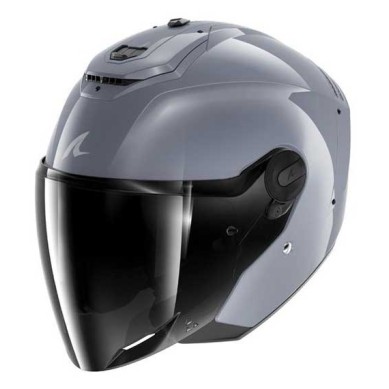 CASCO SHARK JET RS JET CARBON DARK SHADOW GRIS BRILLO