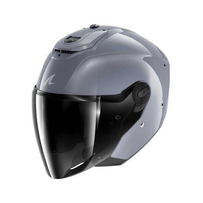 CASCO SHARK JET RS JET CARBON DARK SHADOW GRIS BRILLO
