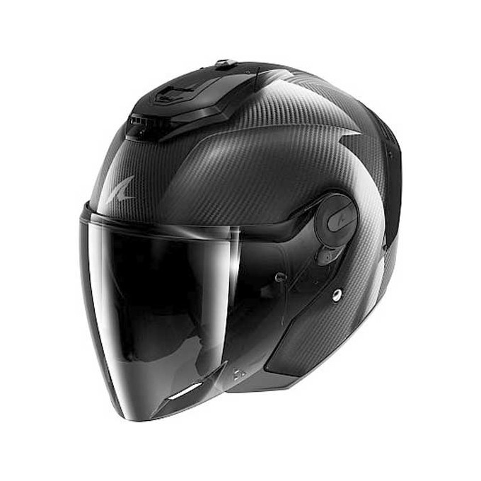CASCO SHARK  JET RS JET CARBON FULL  CARBON NEGRO / ANTARCITA