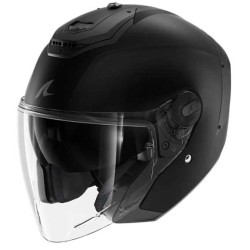CASCO SHARK  JET RS JET BLANK MAT NEGRO MATE