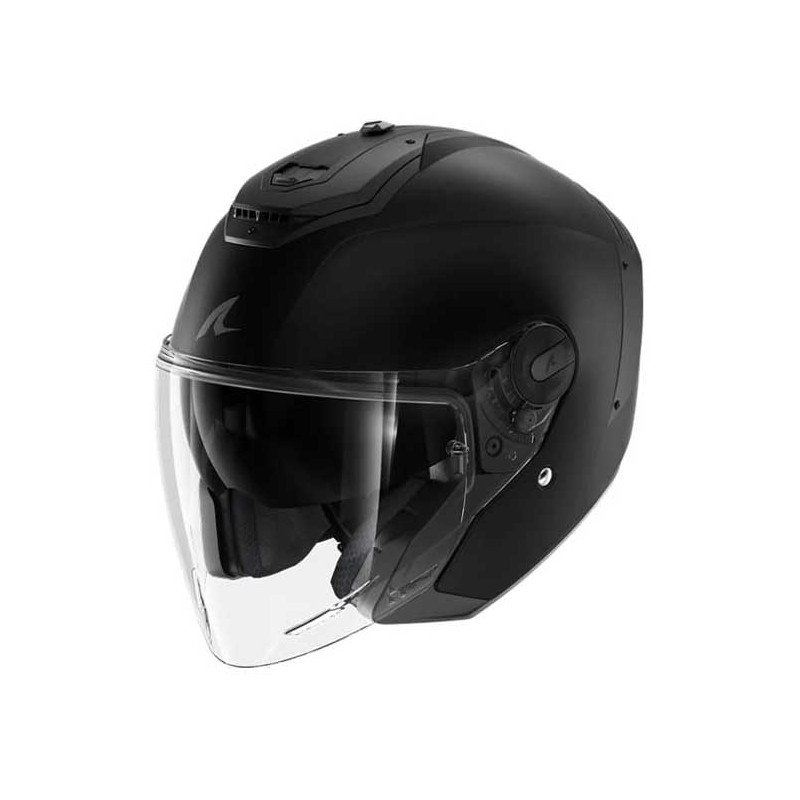 CASCO SHARK  JET RS JET BLANK MAT NEGRO MATE