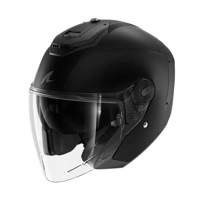 CASCO SHARK  JET RS JET BLANK MAT NEGRO MATE