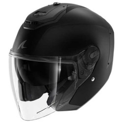 CASCO SHARK SKWAL JET BLANK MATE NEGRO MATE