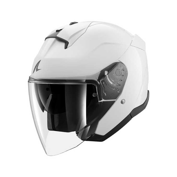 CASCO SHARK SKWAL JET BLANK BLANCO PERLA
