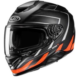 CASCO MOTO INTEGRAL HJC RPHA 71 CARBON CANO NEGRO / NARANJA