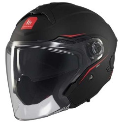 CASCO MT HELMETS JET COSMO SV SOLID A1 NEGRO MATE