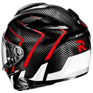 CASCO MOTO INTEGRAL HJC RPHA 71 CARBON CANO NEGRO / ROJO