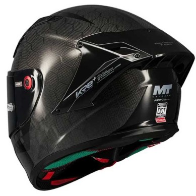 CASCO MT HELMETS KRE+S PURE A1 NEGRO BRILLO 