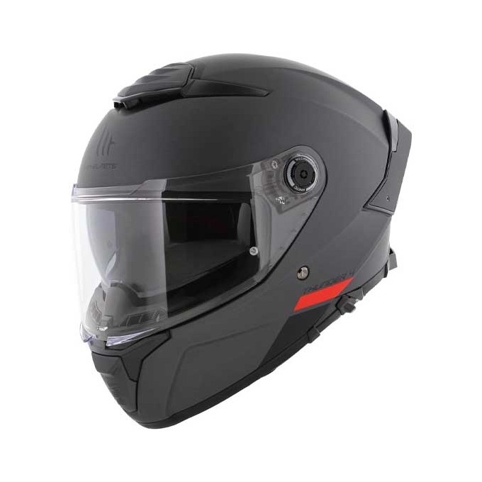 CASCO MT HELMETS THUNDER 4 SV SOLID A12 GRIS MATE