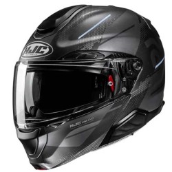 CASCO MOTO INTEGRAL HJC RPHA 91 BLAT NEGRO / ROJO