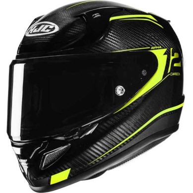 CASCO MOTO INTEGRAL HJC RPHA 12 CARBON KERES NEGRO / ROJO